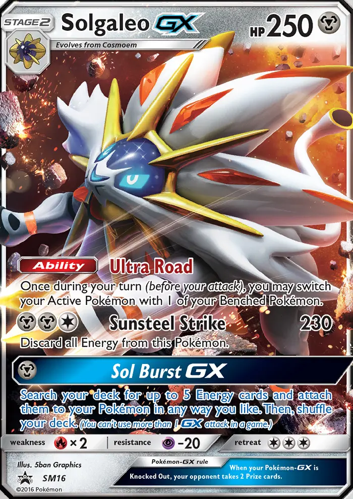 Solgaleo GX – Promo SM SM16