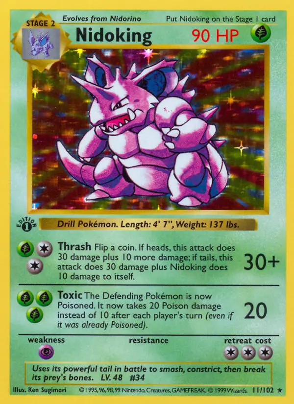 Nidoking – Set Base 11