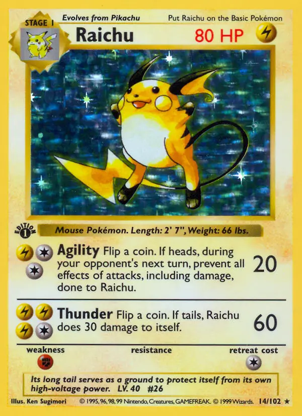 Raichu – Set Base 14