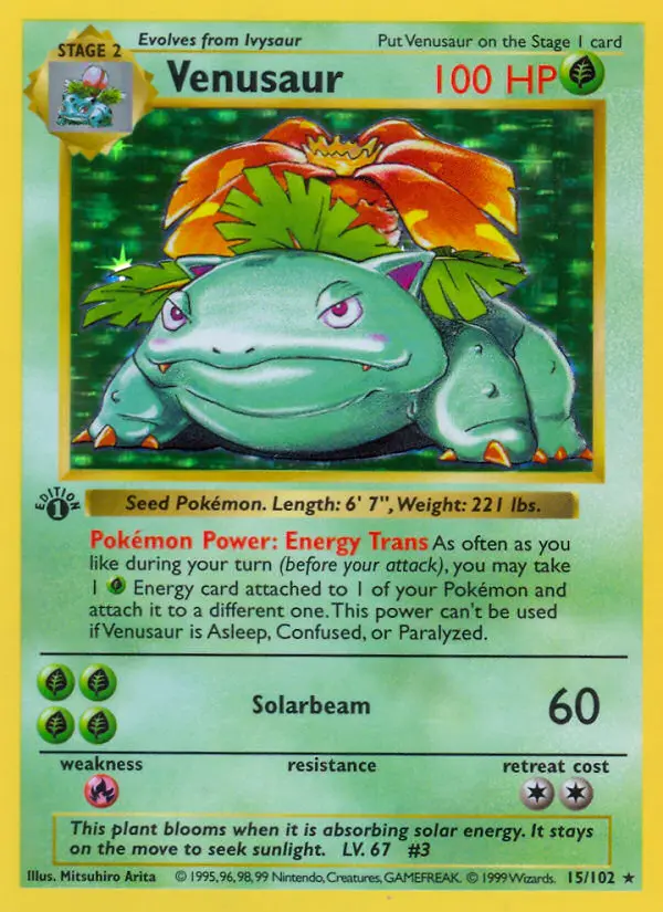 Venusaur – Set Base 15