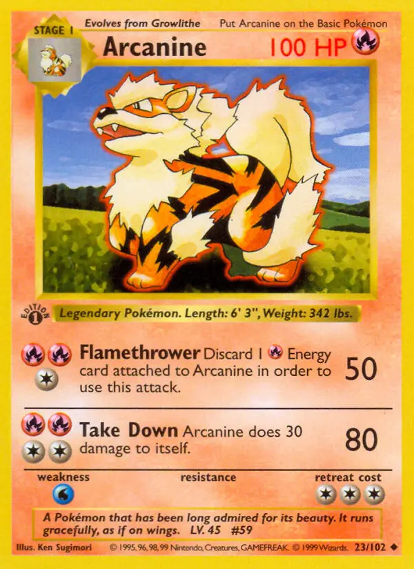 Arcanine – Set Base 23