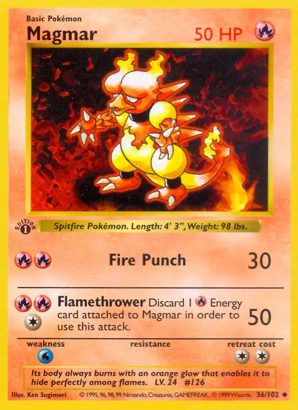 Magmar – Set Base 36