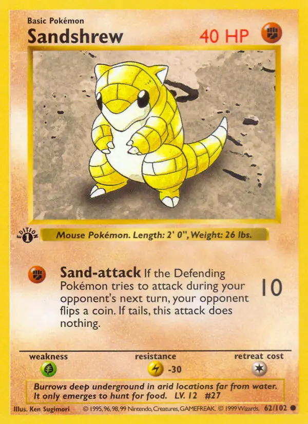 Sandshrew – Set Base 62