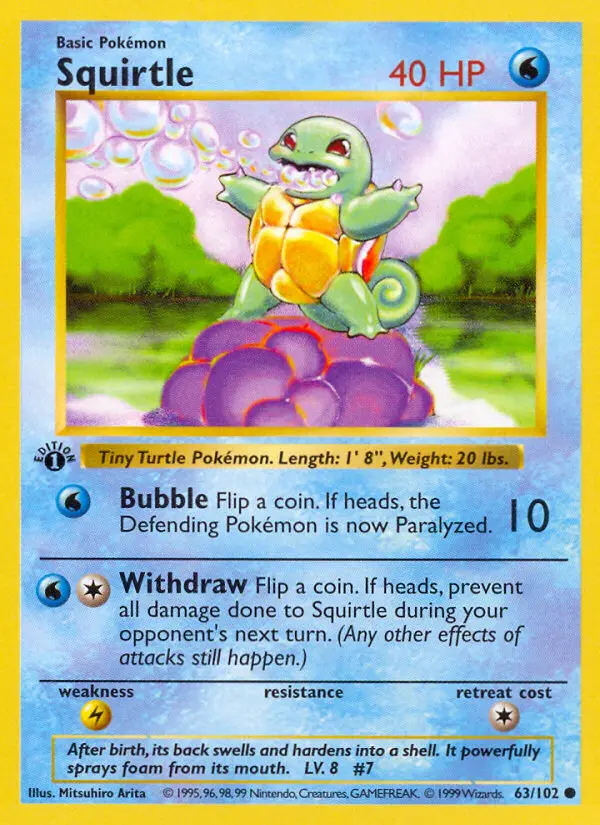 Squirtle – Set Base 63