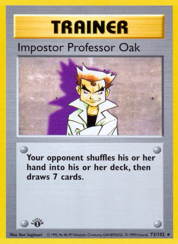 Professor Oak, l'impostore – Set Base 73