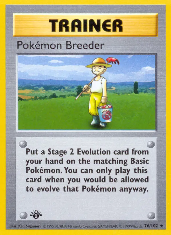 Allevatore di Pokémon – Set Base 76