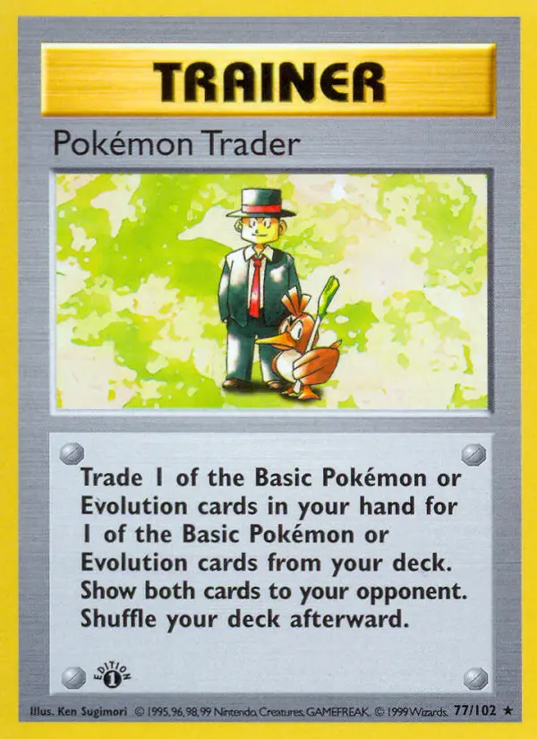 Scambio di Pokémon – Set Base 77