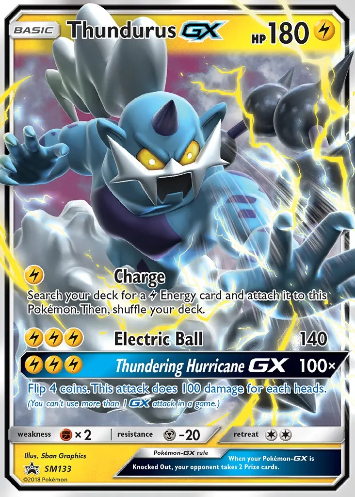 Thundurus GX – SL Promo SM133
