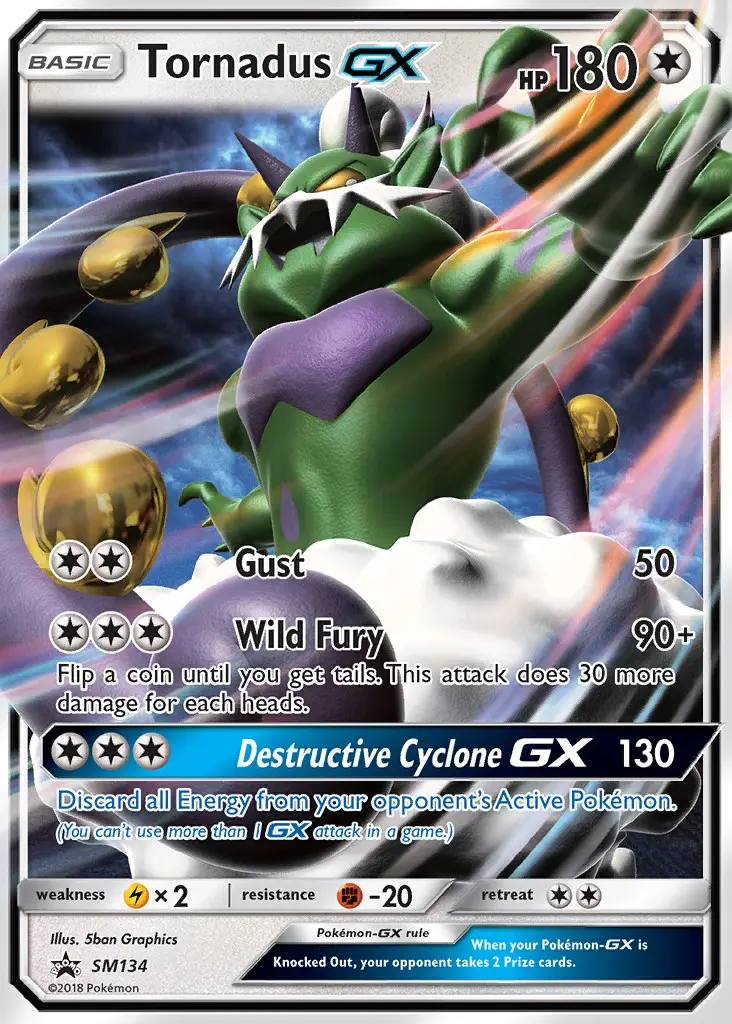 Tornadus GX – SL Promo SM134