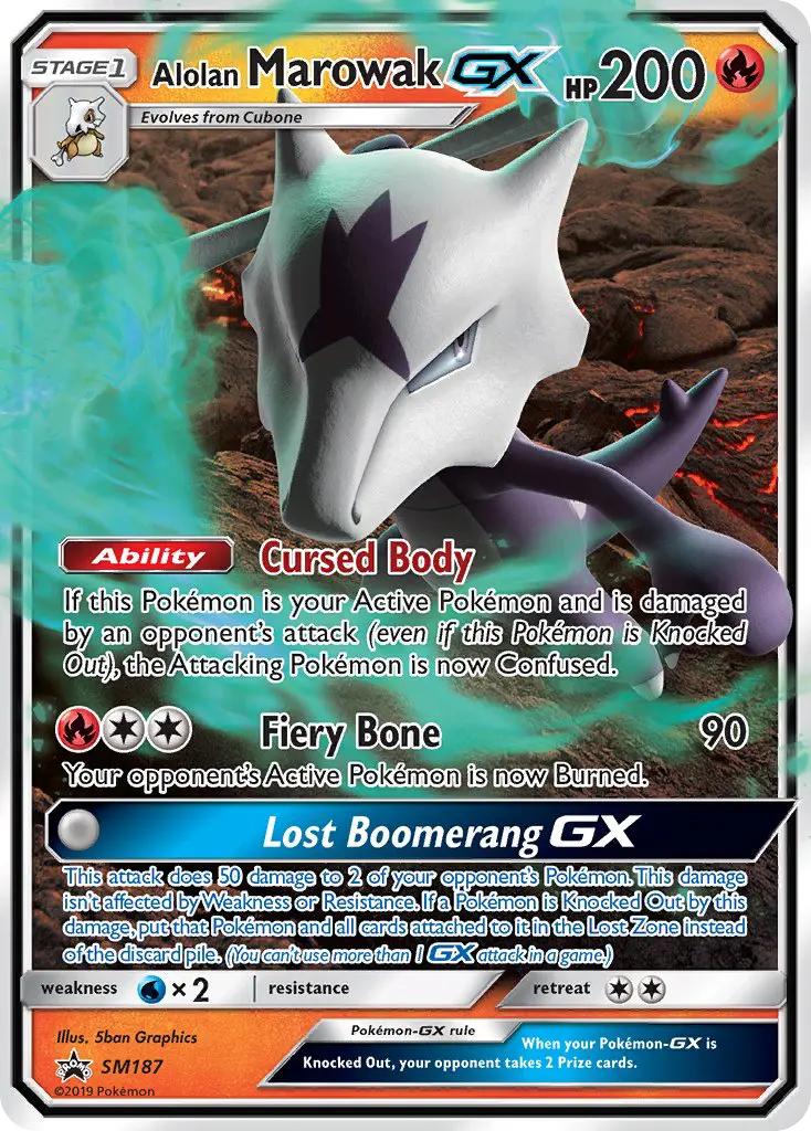 Marowak di Alola GX – SL Promo SM187