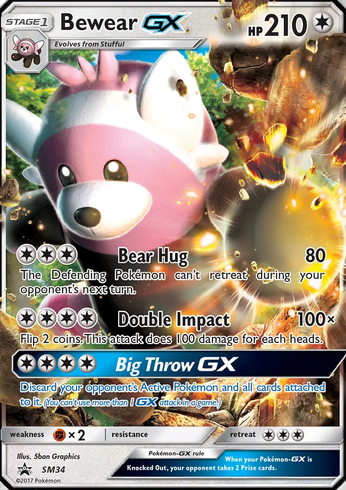 Bewear GX – SL Promo SM34