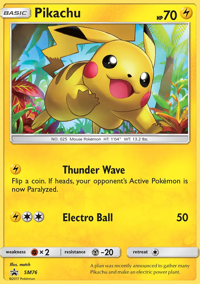 Pikachu – SL Promo SM76
