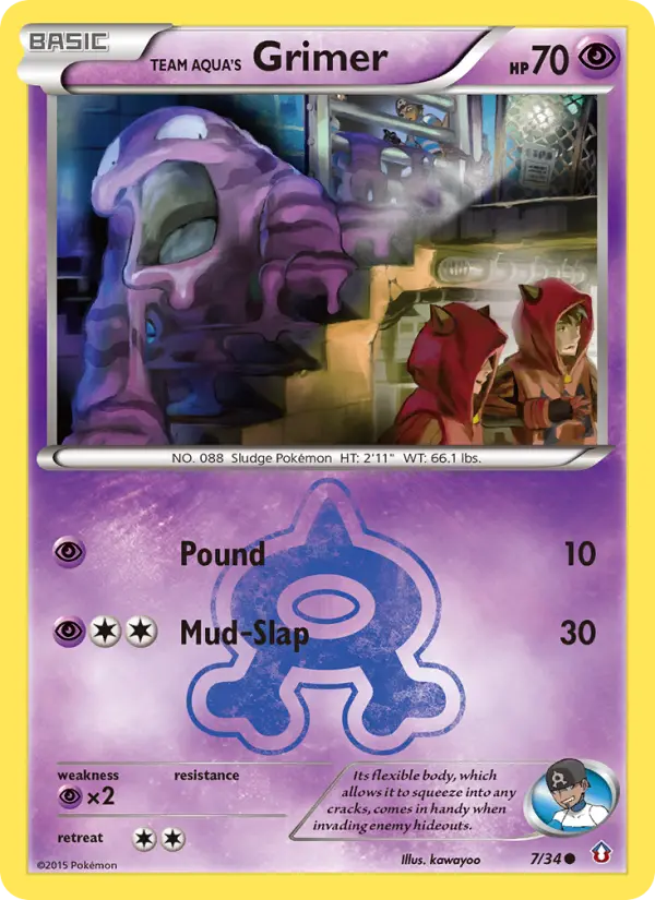 Grimer da Equipe Aqua – Crise Dupla 7