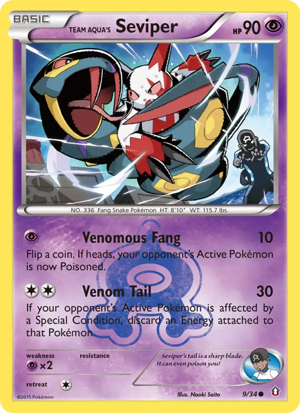Seviper da Equipe Aqua – Crise Dupla 9