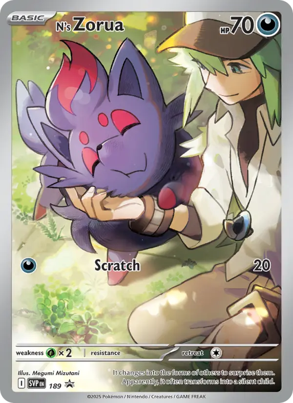 Zorua do N – SVP Black Star Promos 189