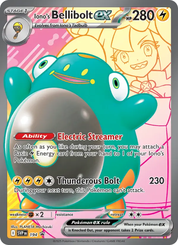 Bellibolt ex da Kissera – SVP Black Star Promos 194
