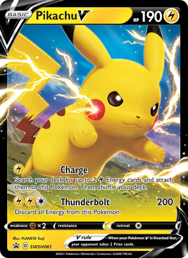 Pikachu V – ESES Promos SWSH061