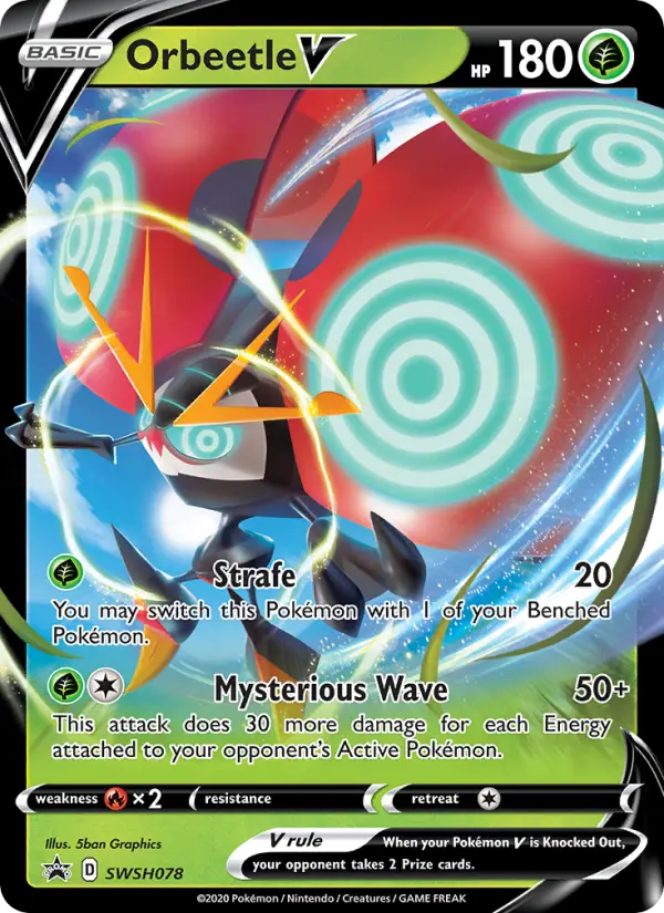 Orbeetle V – ESES Promos SWSH078