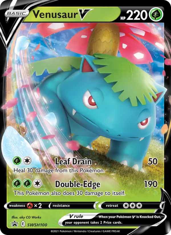 Venusaur V – ESES Promos SWSH100