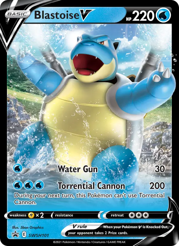 Blastoise V – ESES Promos SWSH101