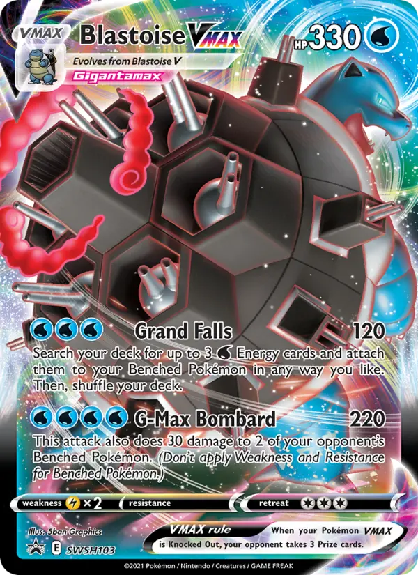 Blastoise VMAX – ESES Promos SWSH103