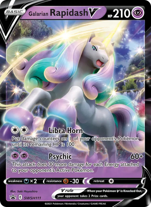 Rapidash de Galar V – ESES Promos SWSH111