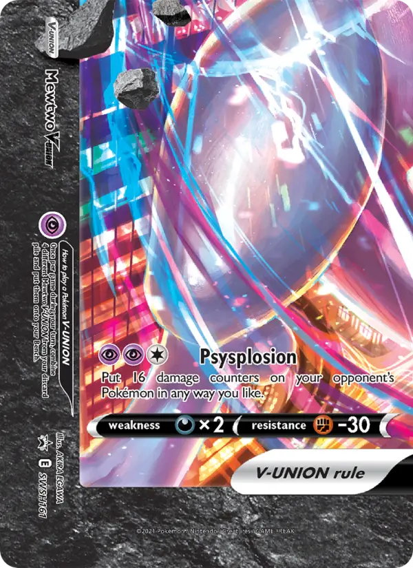 Mewtwo V-UNIÃO – ESES Promos SWSH161