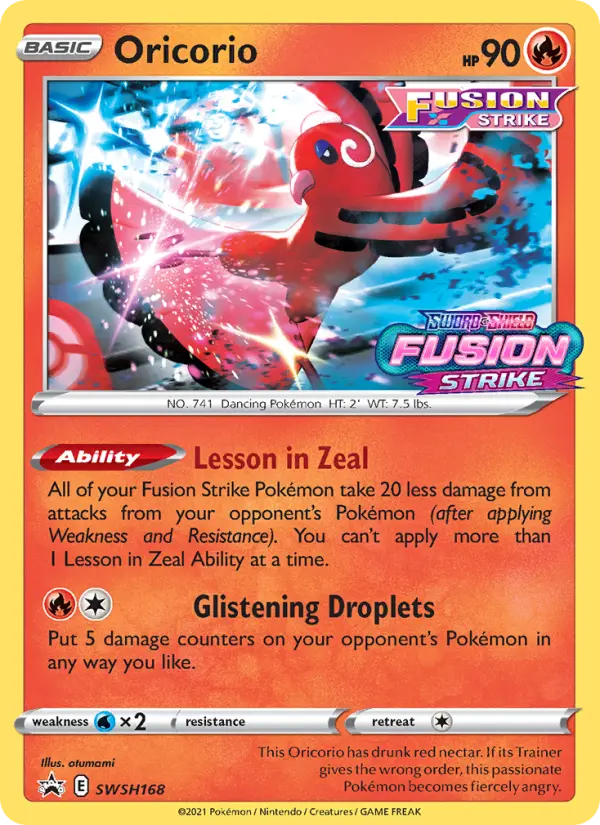 Oricorio – ESES Promos SWSH168