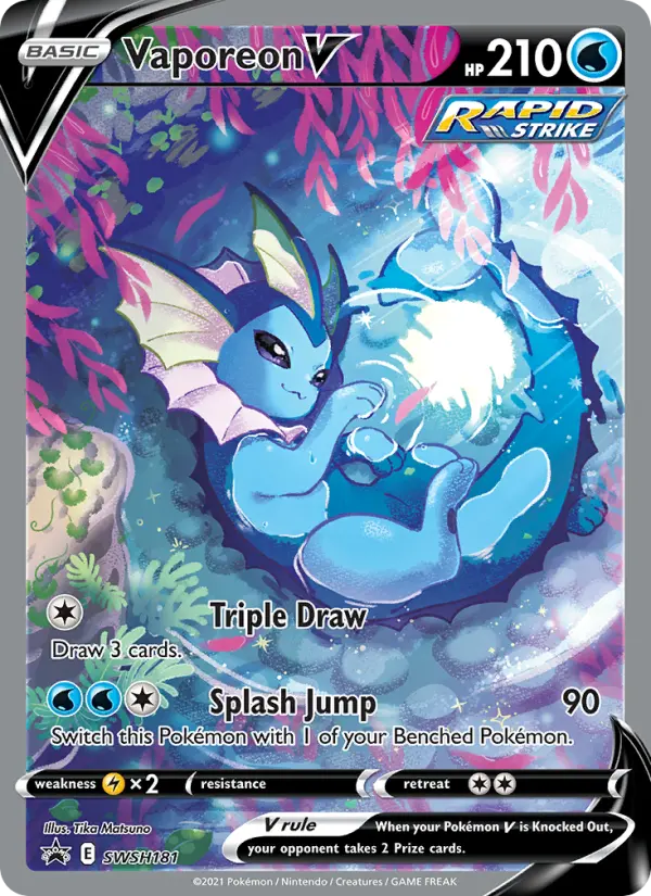 Vaporeon V – ESES Promos SWSH181