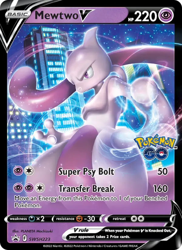 Mewtwo V – ESES Promos SWSH223