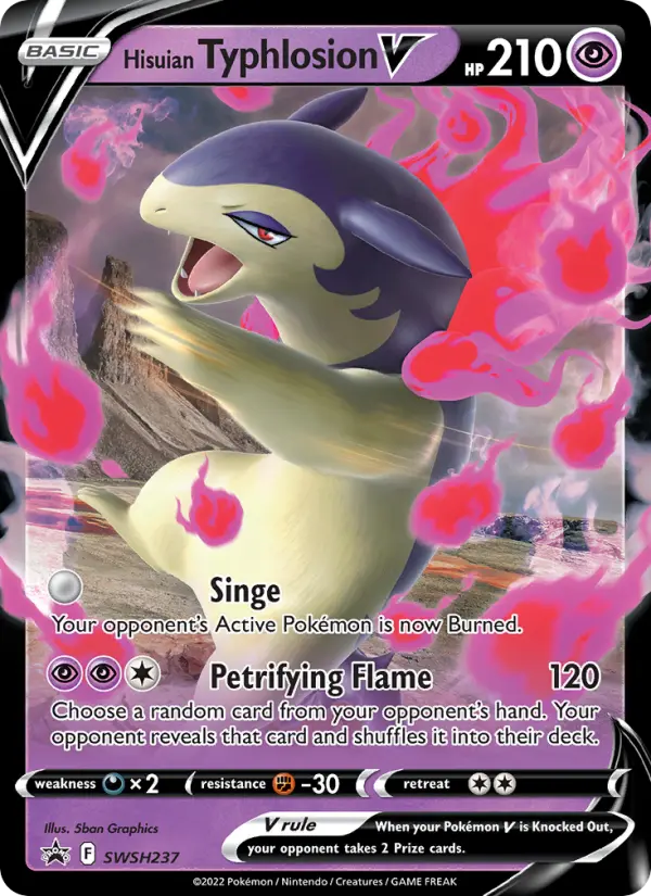 Typhlosion de Hisui V – ESES Promos SWSH237
