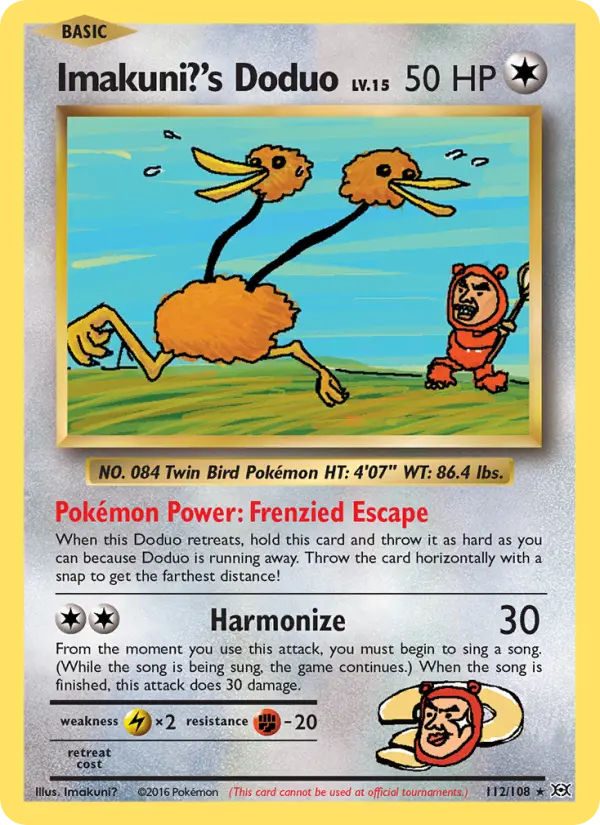 Doduo de Imakuni? – Evoluções 112