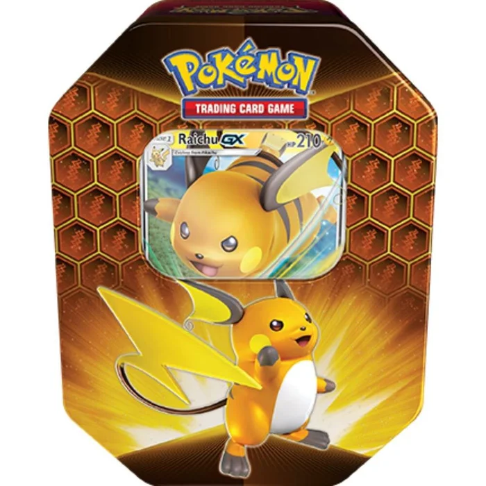 Empty Hidden Fates: Raichu GX Tin