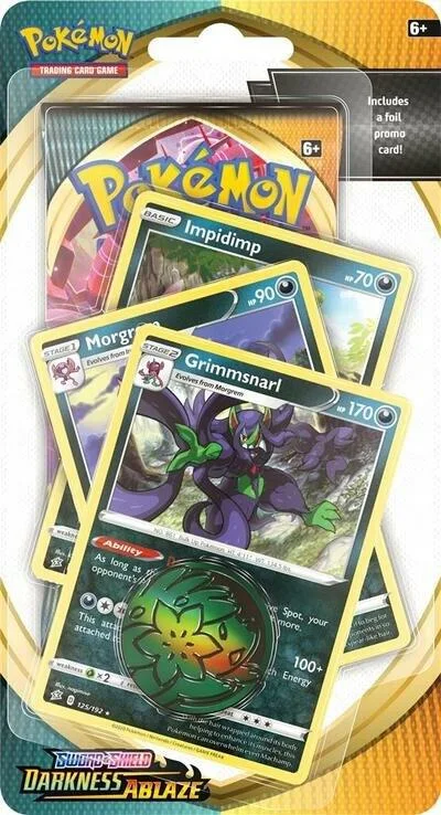 Darkness Ablaze: Grimmsnarl Premium Checklane Blister