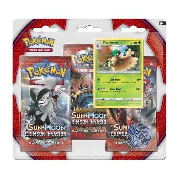 Crimson Invasion: Decidueye 3-Pack Blister