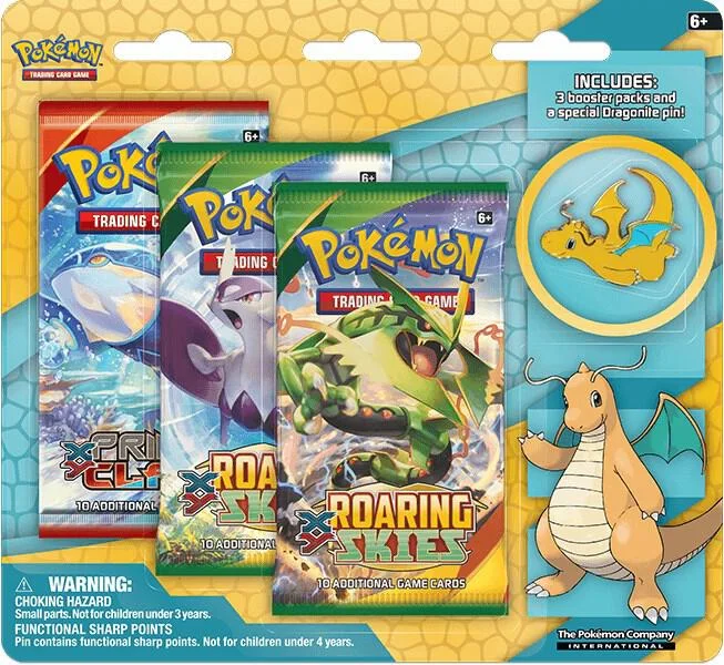 Dragonite Collector's Pin 3-Pack Blister