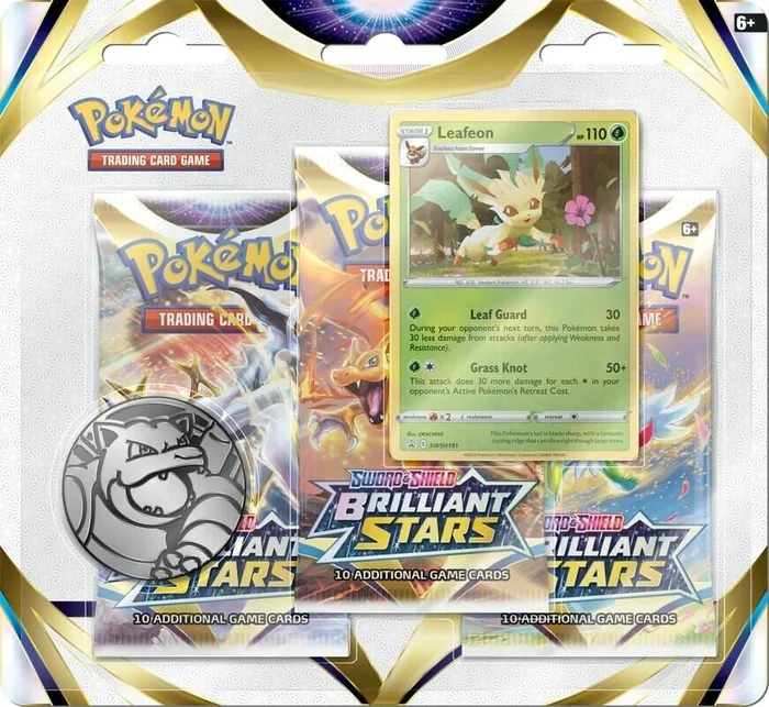 Brilliant Stars: Leafeon 3-Pack Blister