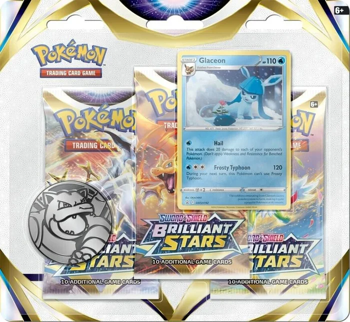 Brilliant Stars: Glaceon 3-Pack Blister