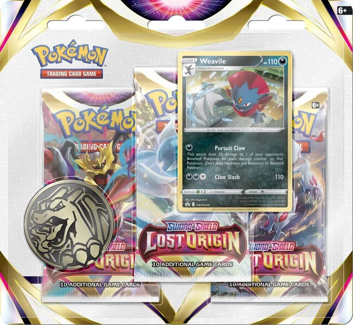 Lost Origin: Weavile 3-Pack Blister