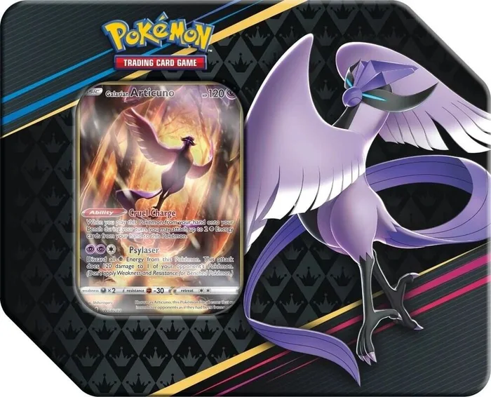 Crown Zenith: Galarian Articuno Tin