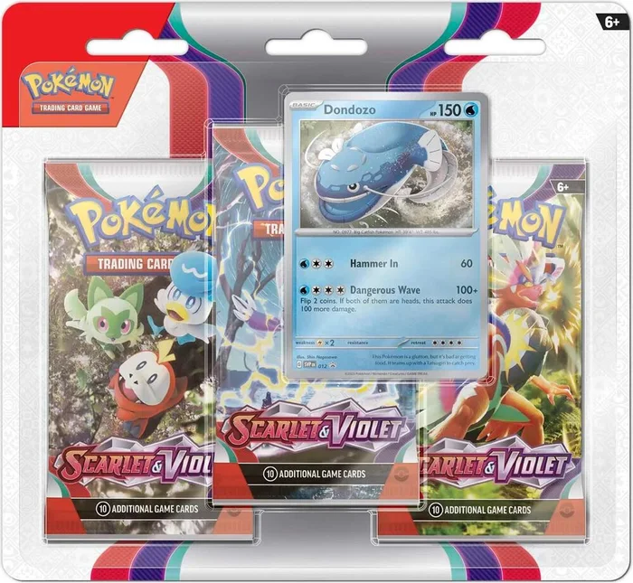 Scarlet & Violet: Dondozo 3-Pack Blister