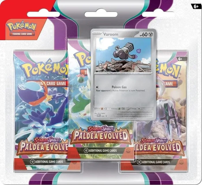 Paldea Evolved: Varoom 3-Pack Blister