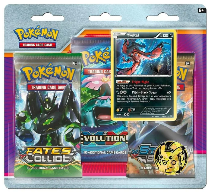 Yveltal XY 3-Pack Blister