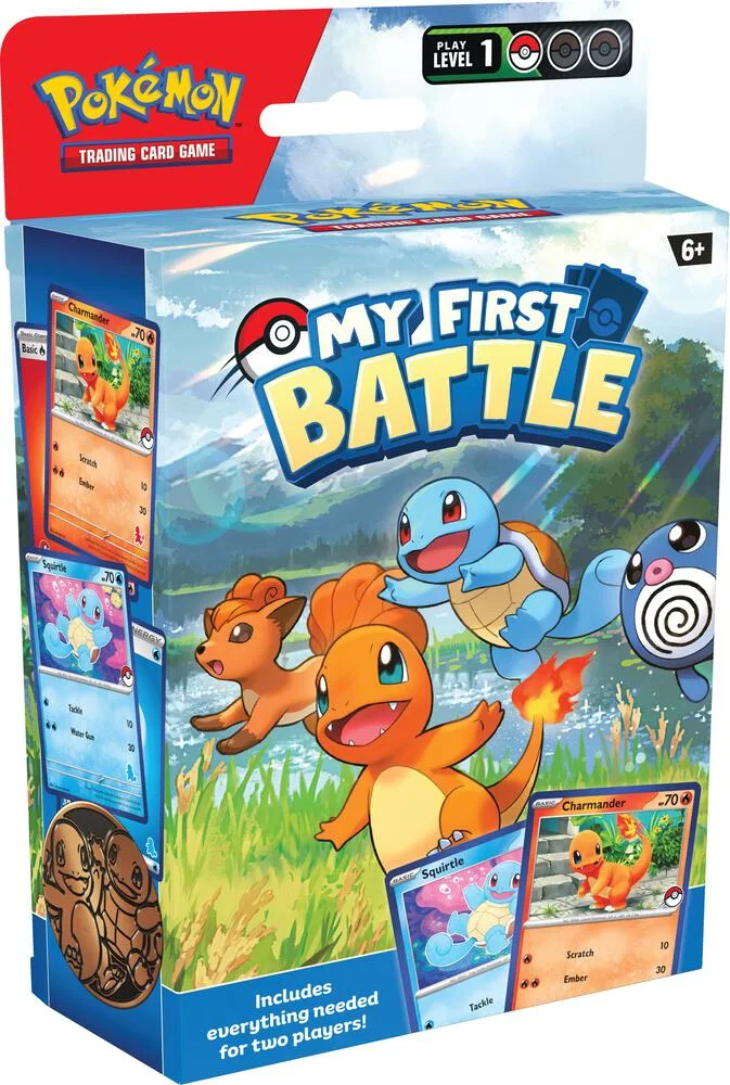 My First Battle: Charmander & Squirtle
