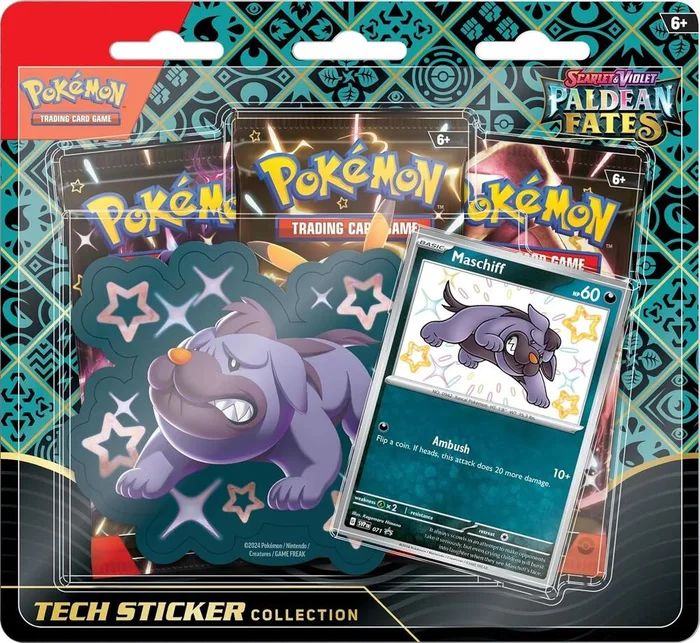 Paldean Fates: Maschiff Tech Sticker Collection
