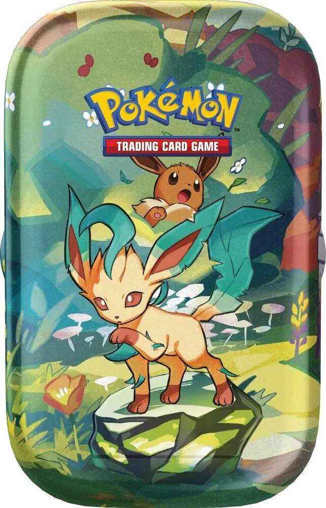 Prismatic Evolutions: Leafeon Mini Tin