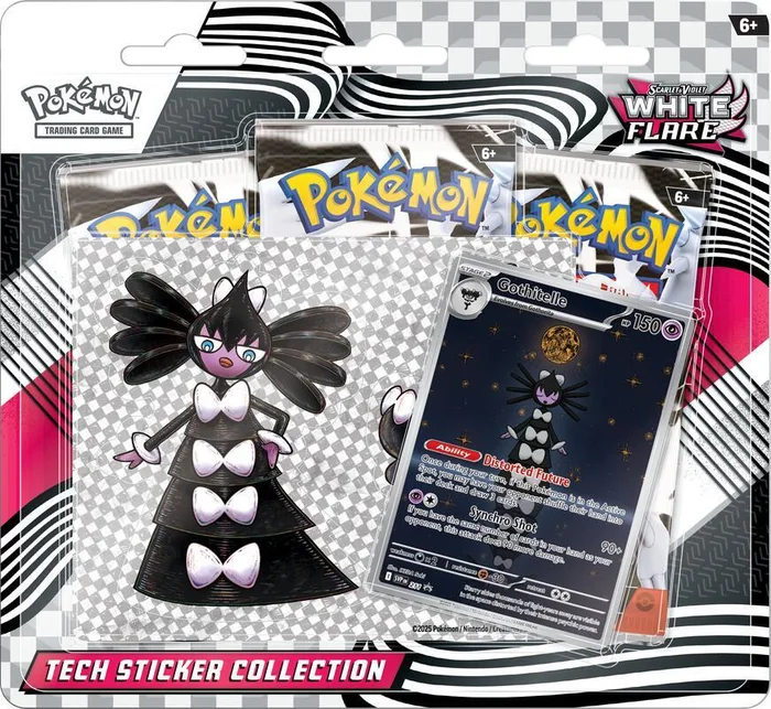 White Flare: Gothitelle Tech Sticker Collection