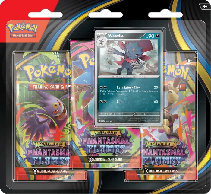 Phantasmal Flames: Weavile 3-Pack Blister