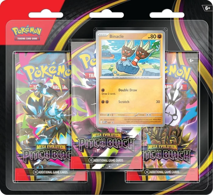 Pitch Black: Binacle 3-Pack Blister