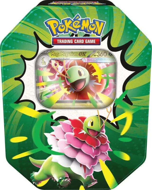 Ascended Heroes Tins: Mega Meganium ex Tin